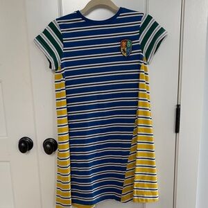 Harry Potter mini Boden Hogwarts House Breton Dress Girls size 13-14